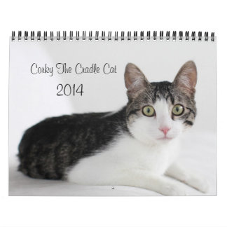 2014 Corky der Wiegen-Katzen-Kalender Kalender