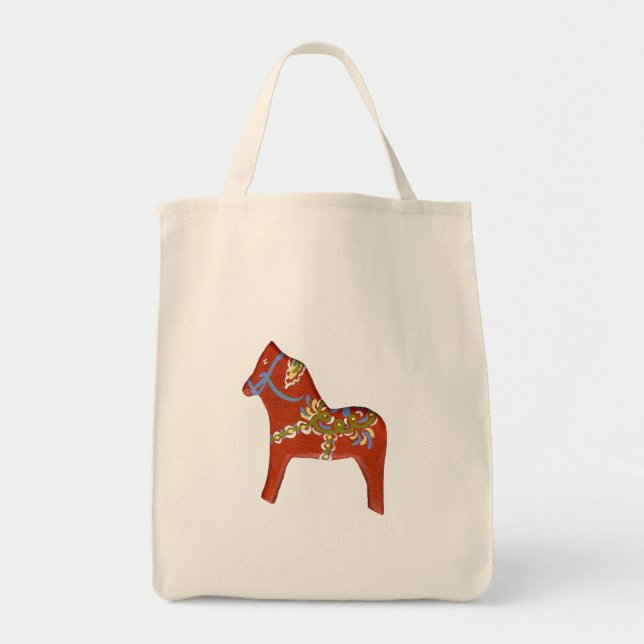 2014 Dala Horse Grocery Bag Tragetasche (Vorne)
