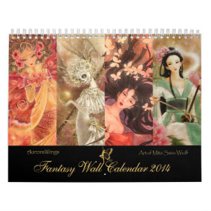 2014 Fantasie-Kalender - Kunst durch Mitzi Kalender