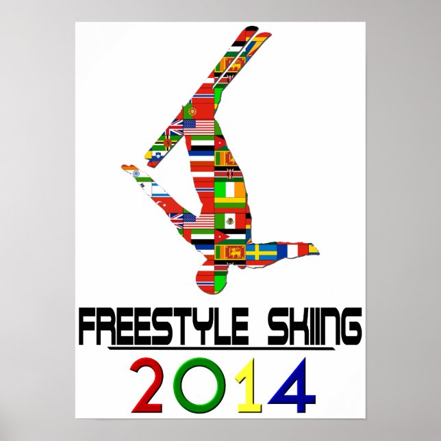 2014: Freestyle Ski Poster (Vorne)