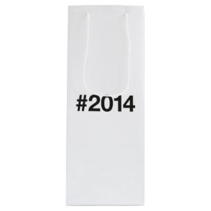 2014 Hashtag 12. Geburtstag 12 Jahre Geschenktüte Für Weinflaschen