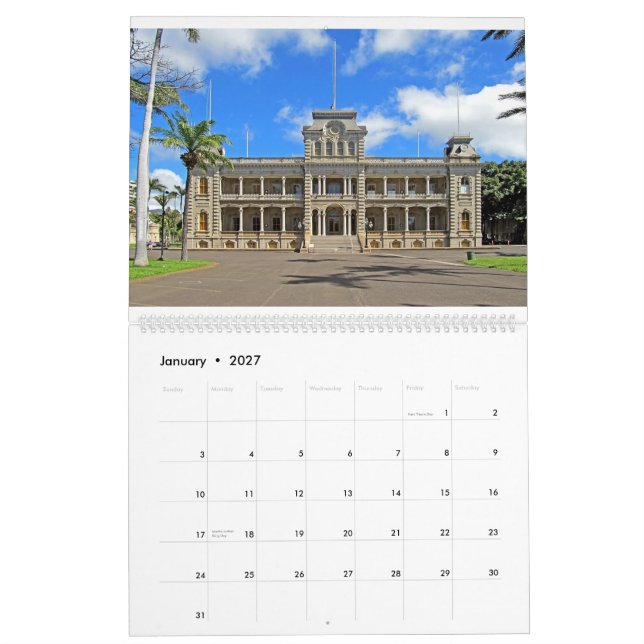 2014 Iolani Palace-Kalender Kalender (Jan 2027)