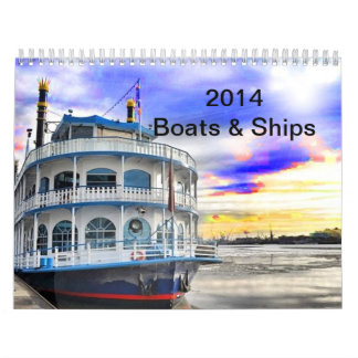 2014 Kalender-Boote und Schiffe Kalender