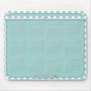 2014 Kalender Maus Pad - Chex Blue Mousepad