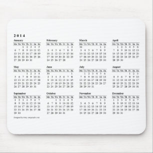 2014 Kalender Mausunterlage Mousepad