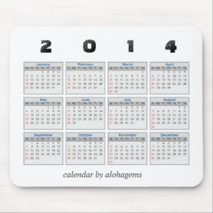 2014 Kalender Mousepad