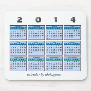 2014 Kalender Mousepad