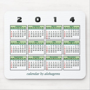 2014 Kalender Mousepad