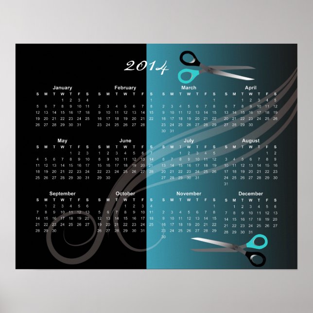 2014 Kalender Poster (Vorne)