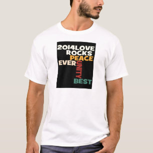 2014 Liebe Rocks Peace Art Print T-Shirt