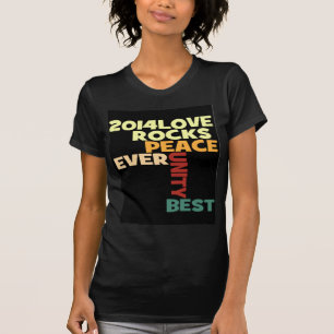 2014 Liebe Rocks Peace Art Print T-Shirt