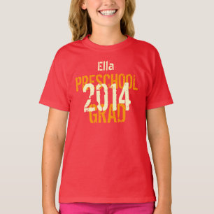 2014 oder Jährlicher Vorschulbesuch New Grad Indi T-Shirt
