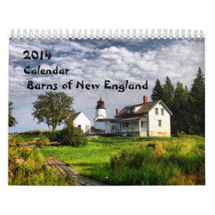 2014 Scheunen neues England-1 Kalender