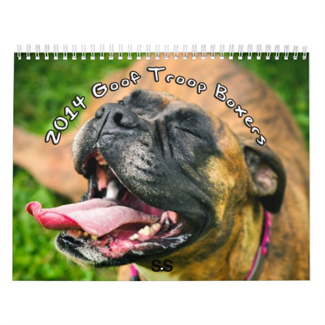 2014 Schnitzer-Truppe-Boxer-Kalender Kalender (Titelbild)