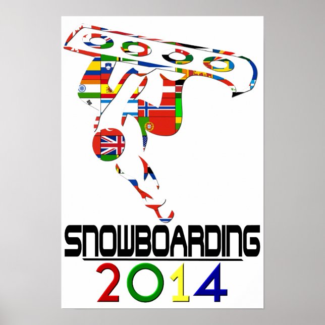 2014: Snowboarden Poster (Vorne)