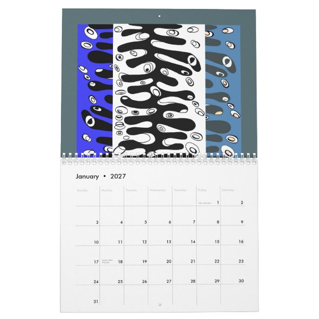 2014 tattered jeannes Melodienkalender Kalender (Jan 2027)