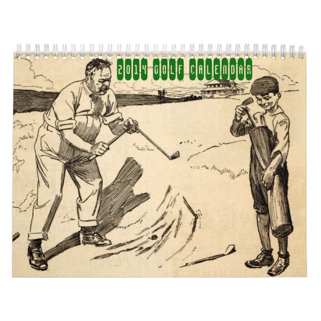 2014 Vintage Golf Kalender (Titelbild)