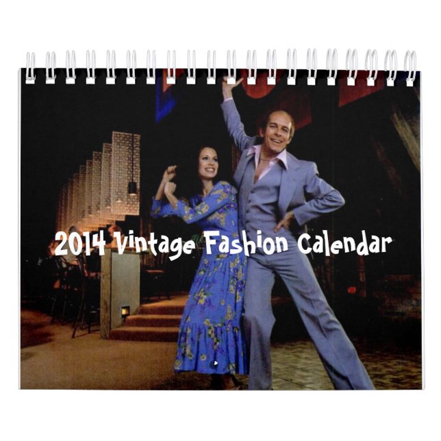 2014 Vintage Modekalender Kalender (Titelbild)