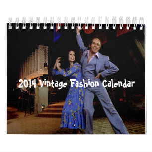 2014 Vintager Mode-Kalender Kalender