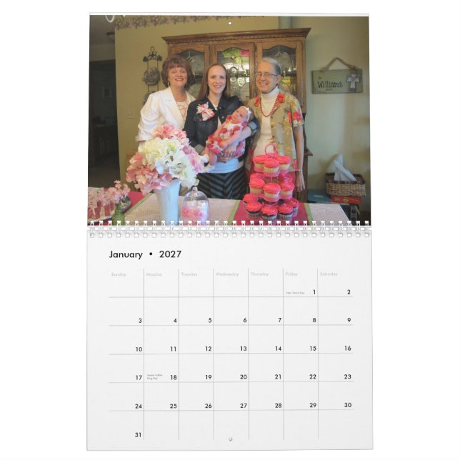 2015 BRADD FAMILIEN-KALENDER KALENDER (Jan 2027)
