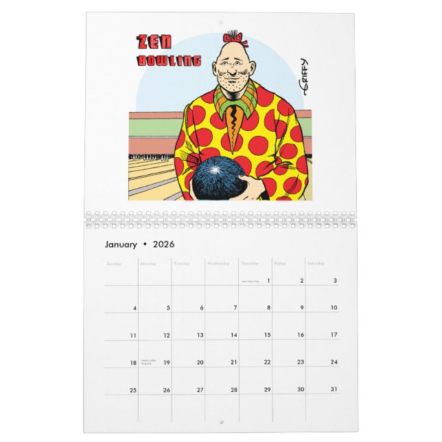 2015 FLINKER Kalender durch Bill Griffith (Jan 2026)