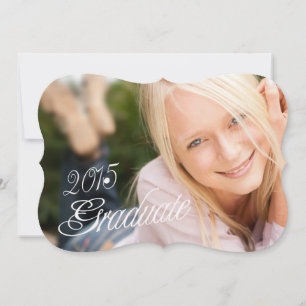2015 Grad Girly Foto Graduation Party - Einladung