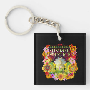 2015 Greensboro Sommersonnenwende-Festival-Erinner Schlüsselanhänger