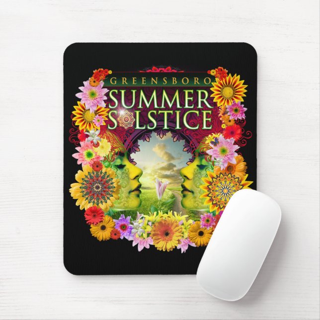 2015 Greensboro Summer Solstice Festival Keepake Mousepad (Mit Mouse)