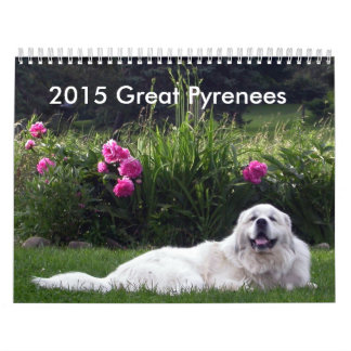 2015 große Pyrenäen-Kalender Kalender