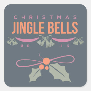 2015 Jingle Bells Christmas Stickers