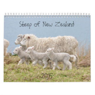 2015 Schafe Neuseeland-Kalender Kalender
