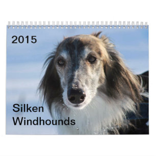2015 seidenes Windhounds Kalender