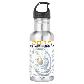 2015 "weltweiter Radioausflug-" Flasche Edelstahlflasche