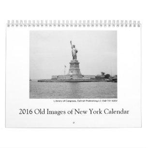 2016 alte Bilder von New- Yorkkalender Kalender