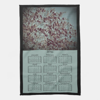 2016 der Vogel-Stoff-Kalender Küchentuch
