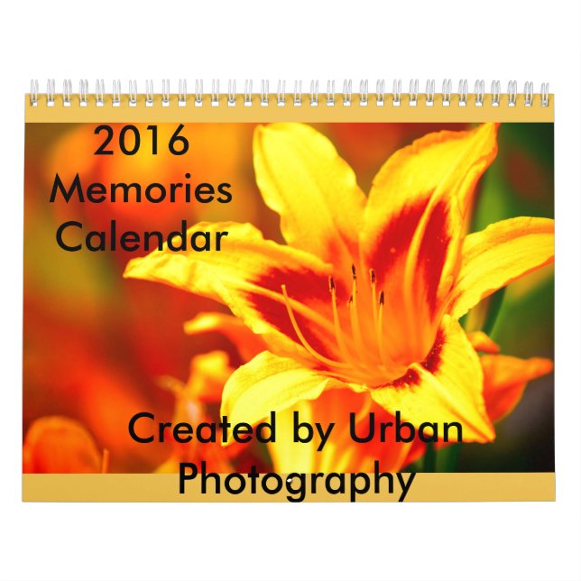 2016 Erinnerungen Kalender (Titelbild)