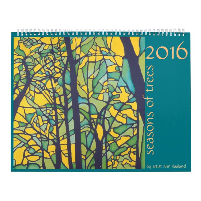 2016 Jahreszeiten der Bäume Kalender (Titelbild)