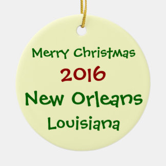 2016 KUNDENGERECHTE NEW ORLEANS KERAMIKORNAMENT