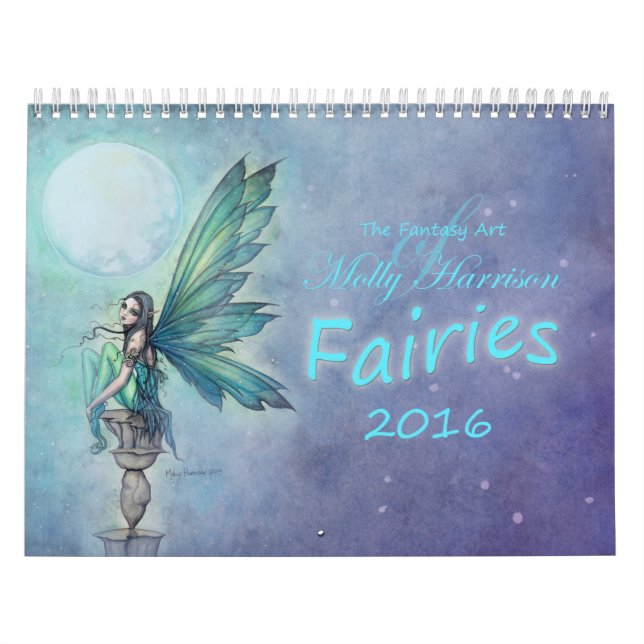2016 Märchenkalender von Molly Harrison Fantasy Ar Kalender (Titelbild)