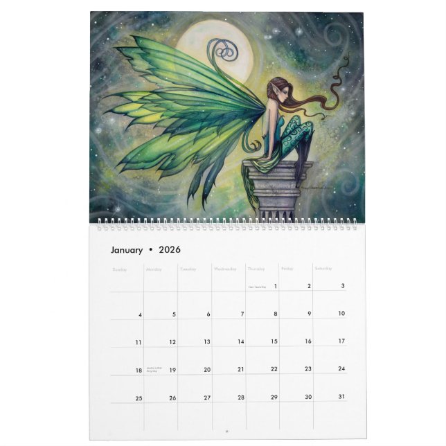 2016 Märchenkalender von Molly Harrison Fantasy Ar Kalender (Jan 2026)