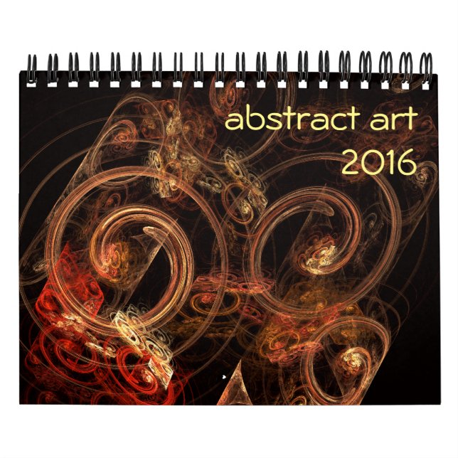 2016 Moderne Abstrakte Kunst Kalender (Titelbild)