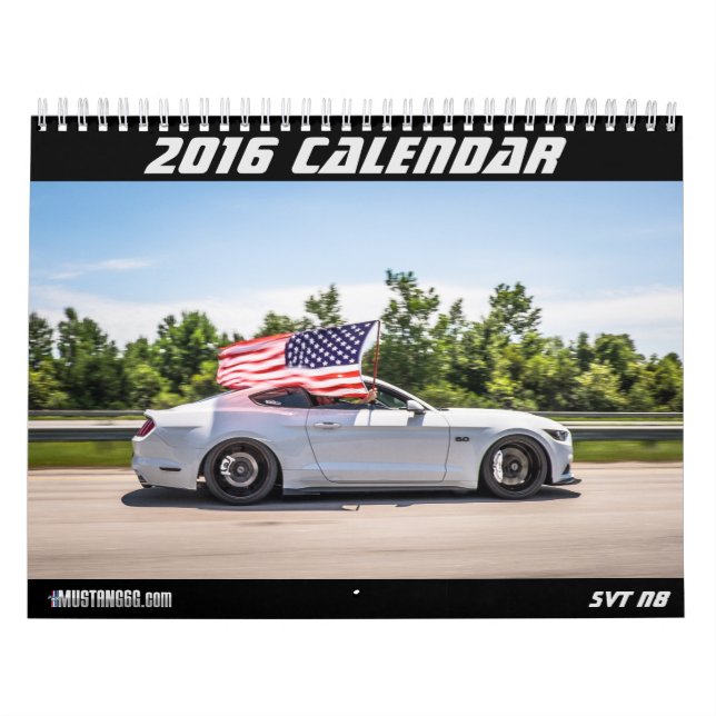 2016 Mustang-Kalender - mustang6.com Kalender (Titelbild)