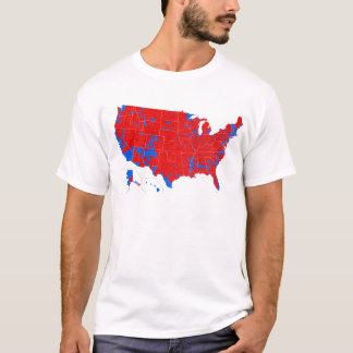 2016 Präsidentenwahl - Landkreis-waagerecht T-Shirt