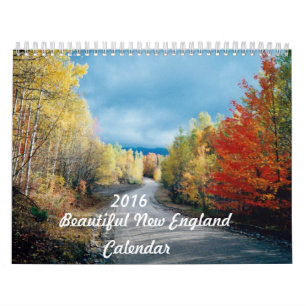 2016 schöner Neu-England Kalender