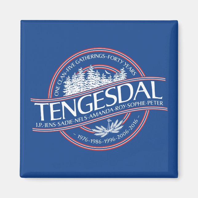 2016 Tengesdal Reunion Magnet (Vorne)