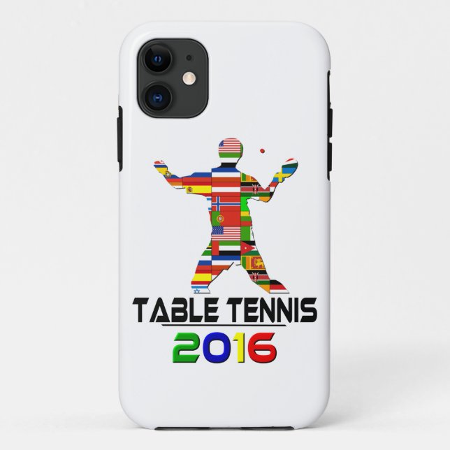 2016: Tischtennis Case-Mate iPhone Hülle (Rückseite)