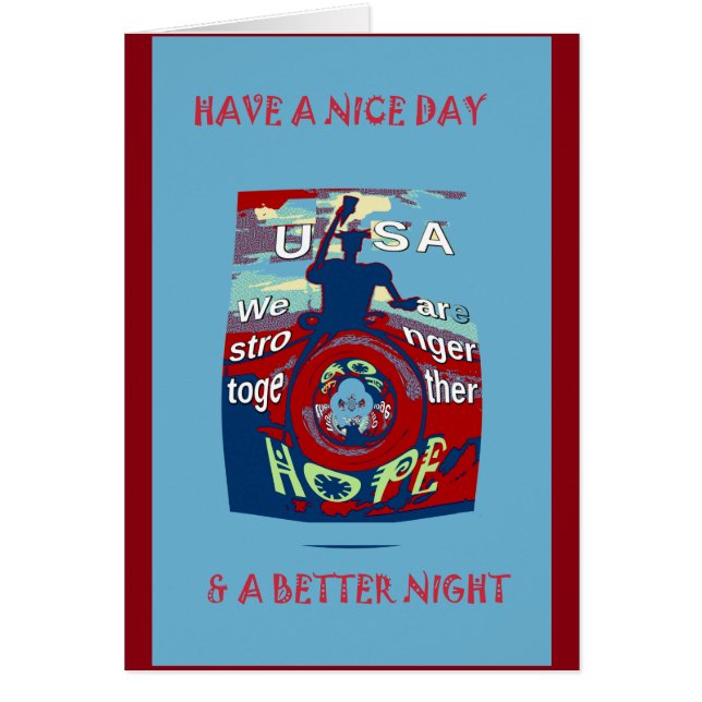 2016 USA haben einen Nizza Day Hillary Stronger ge (Vorne)