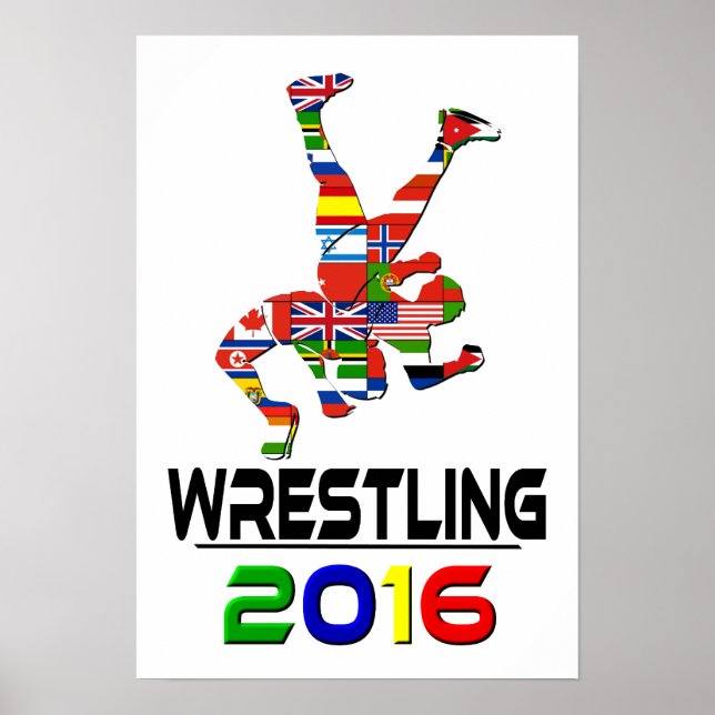 2016:Wrestling Poster (Vorne)