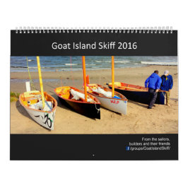 2016 Ziegen-Inselskiff-Kalender - 2017 Daten Kalender