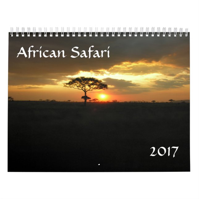 2017 Afrikaner-Safari-Kalender Kalender (Titelbild)